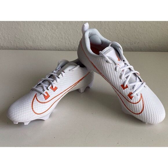 Nike Vapor Edge Speed 360 2 White Orange Football Cleats FJ1582-180 Men’s Sz 14 - Picture 4 of 13